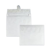 Expansion - 10" Width x 15" Length - 2" Gusset - 14 lb - Peel & Seal - White - Tyvek - 100 / Carton