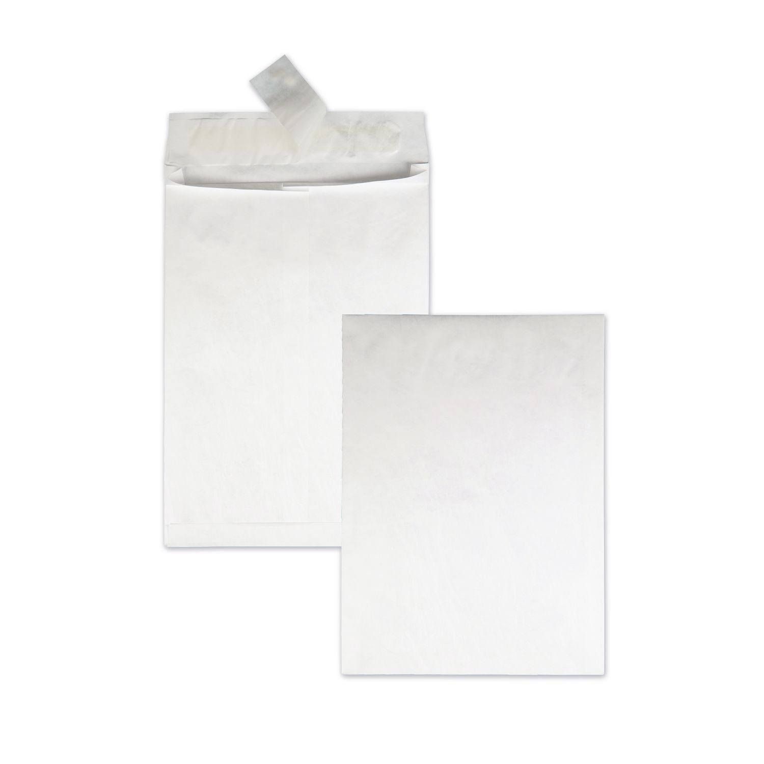 Survivor&reg; 10 x 13 x 1-1/2 DuPont Tyvek Expansion Mailers with Self-Seal Closure - Expansion - 10" Width x 13" Length - 1 1/2" Gusset - 18 lb - Peel & Seal - White - Tyvek - 100 / Carton
