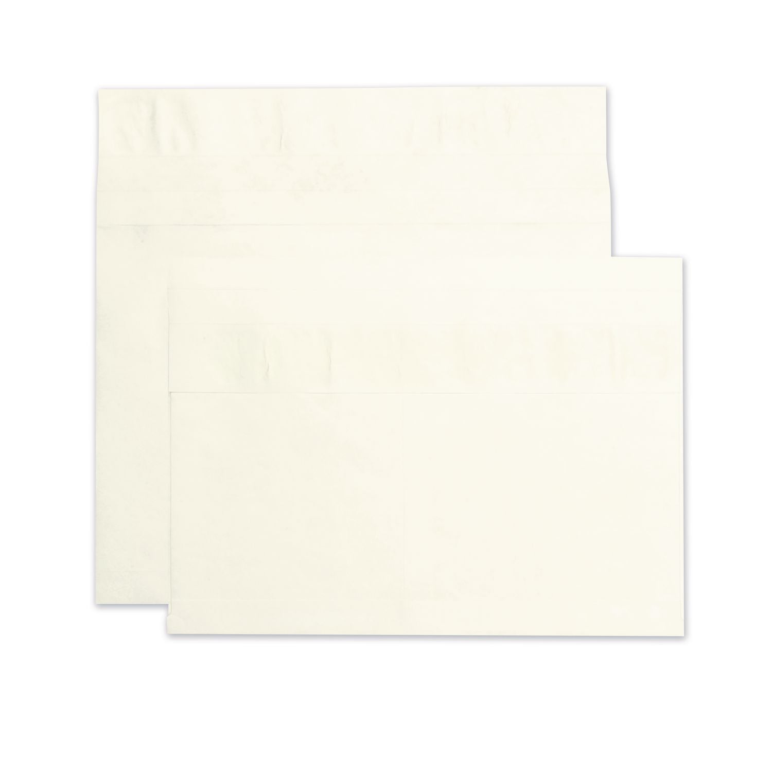 Expansion - 10" Width x 15" Length - 2" Gusset - 18 lb - Peel & Seal - White - Tyvek - 100 / Carton
