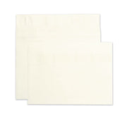 Expansion - 10" Width x 15" Length - 2" Gusset - 18 lb - Peel & Seal - White - Tyvek - 100 / Carton