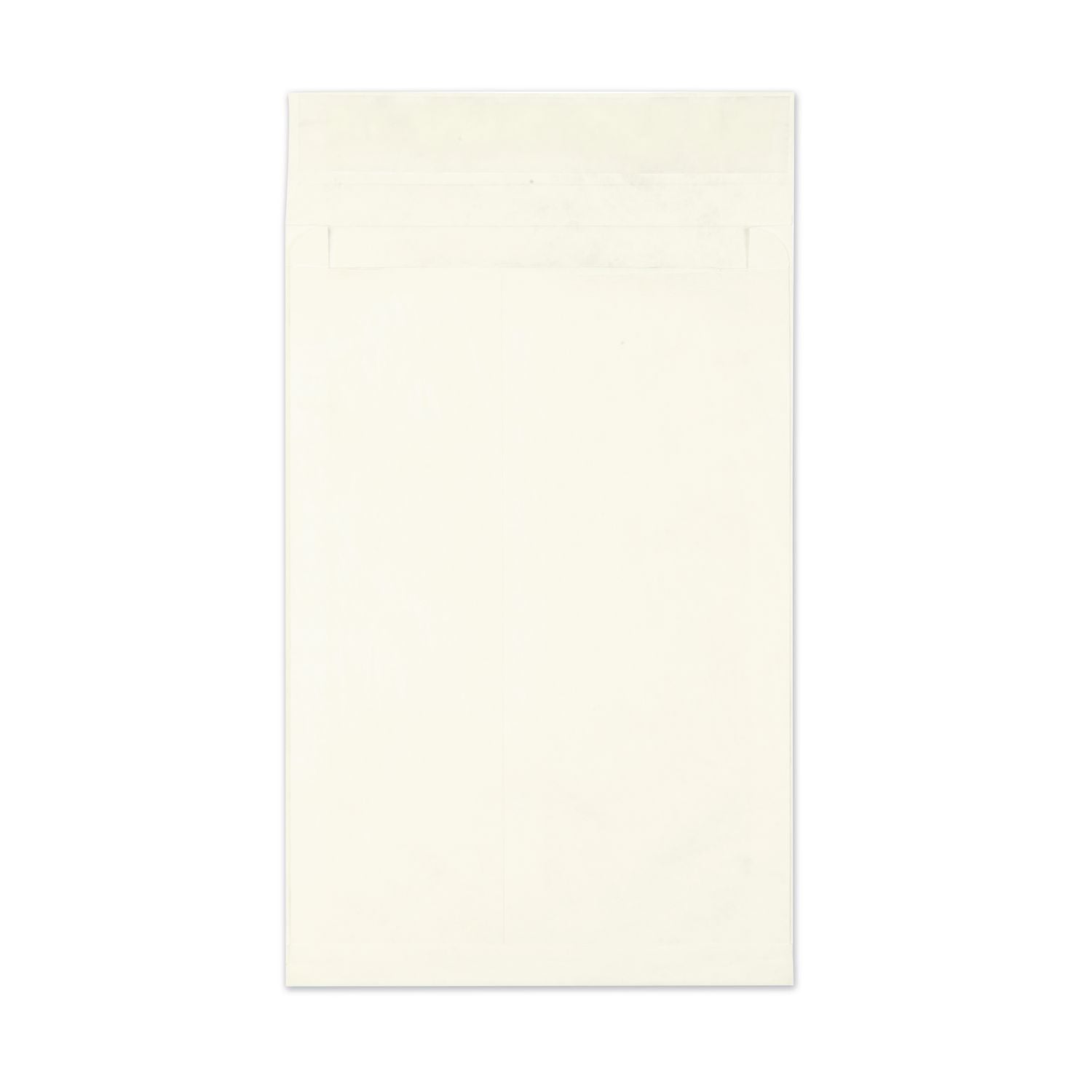 Survivor&reg; 12 x 16 x 2 DuPont Tyvek Expansion Mailers with Self-Seal Closure - Expansion - 12" Width x 16" Length - 2" Gusset - 18 lb - Peel & Seal - White - Tyvek - 100 / Carton
