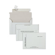 Quality Park Foam Lined Disk/CD Mailers - Disc/Diskette - 6" Width x 8 1/2" Length - Self-sealing - White - 25 / Box