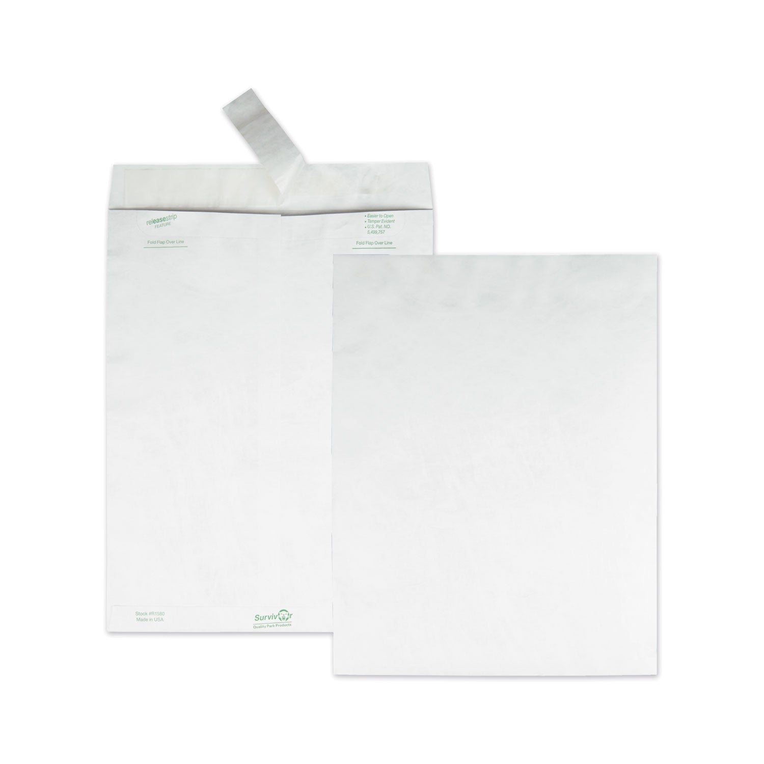Catalog - #13 1/2 - 10" Width x 13" Length - 14 lb - Peel & Seal - White - Tyvek - 100 / Box
