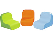 Tic Tac Low Chairs - Multicolor, Kit of 3