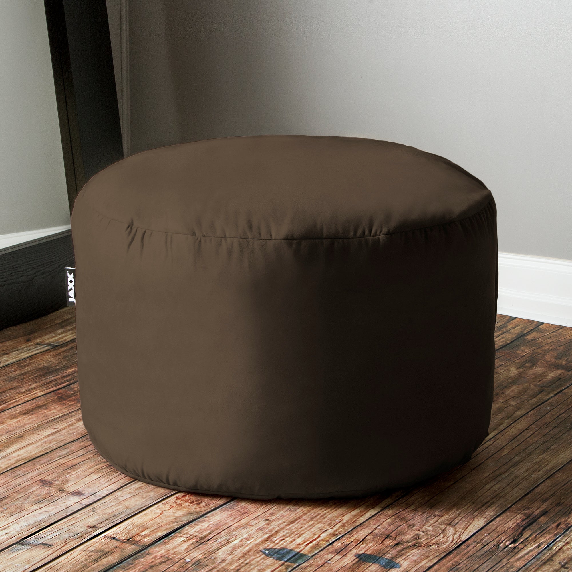 Jaxx Saxx 3 Foot Bean Bag Chair with Removable Cover, Chocolate