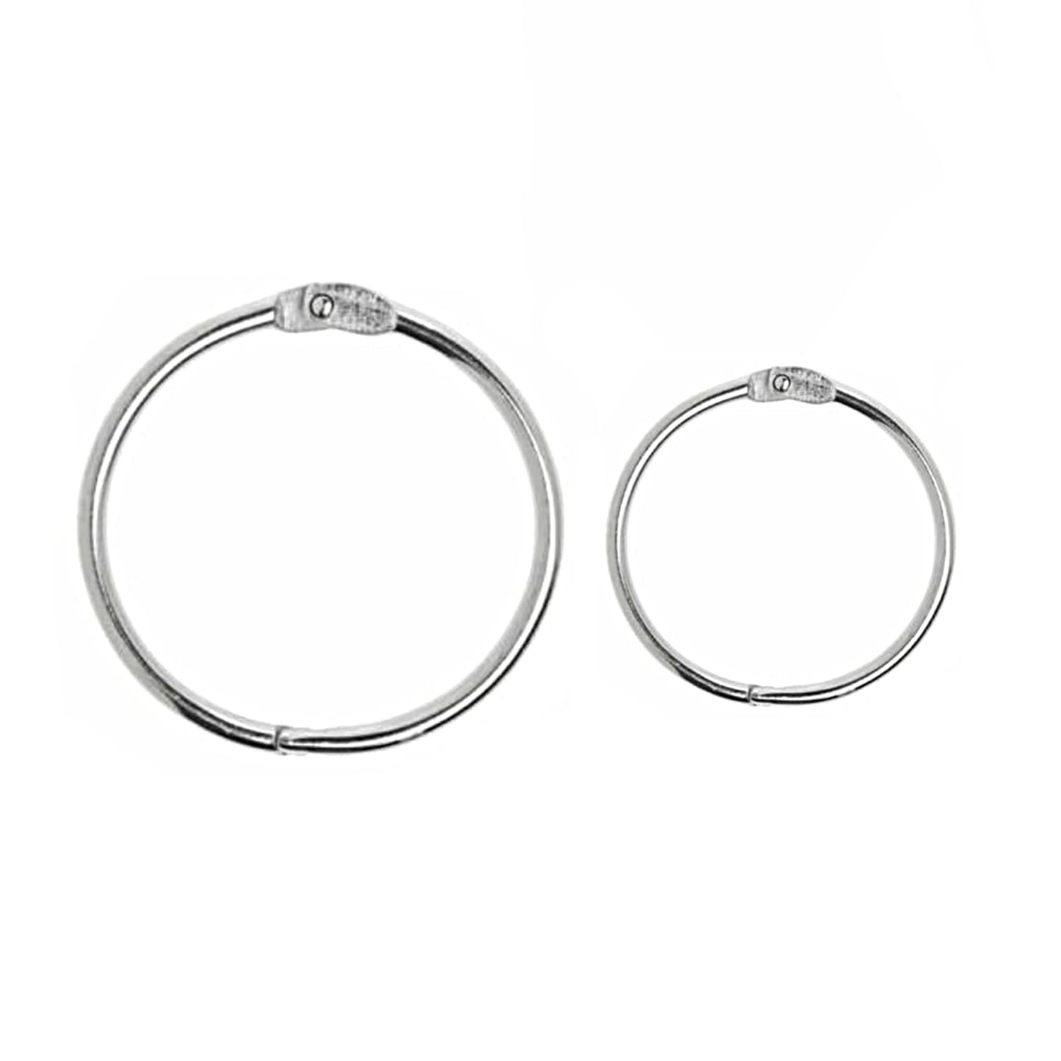 Loose Leaf Rings, 1.25", Box of 100