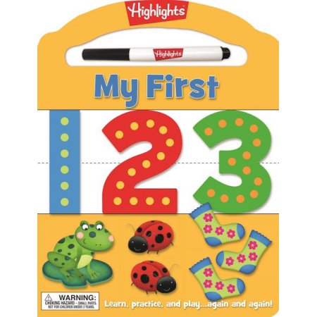 My First 123: Learn  Practice  and Play Again and Again! (Hardcover) by Highlights (Creator)