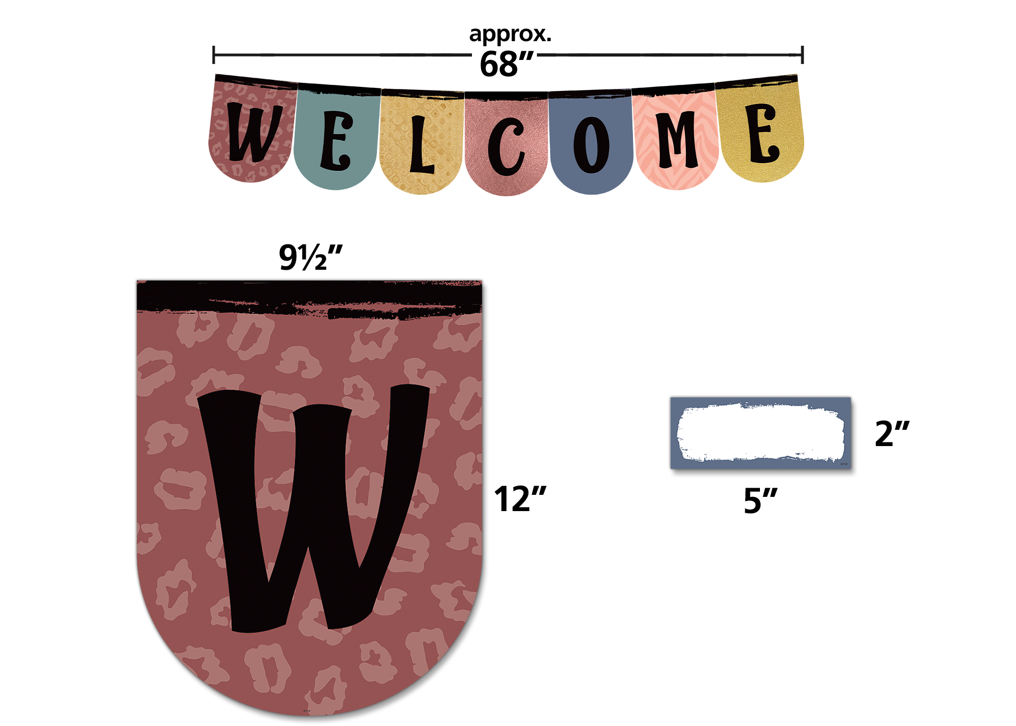 Wonderfully Wild Welcome Bunting Bulletin Board