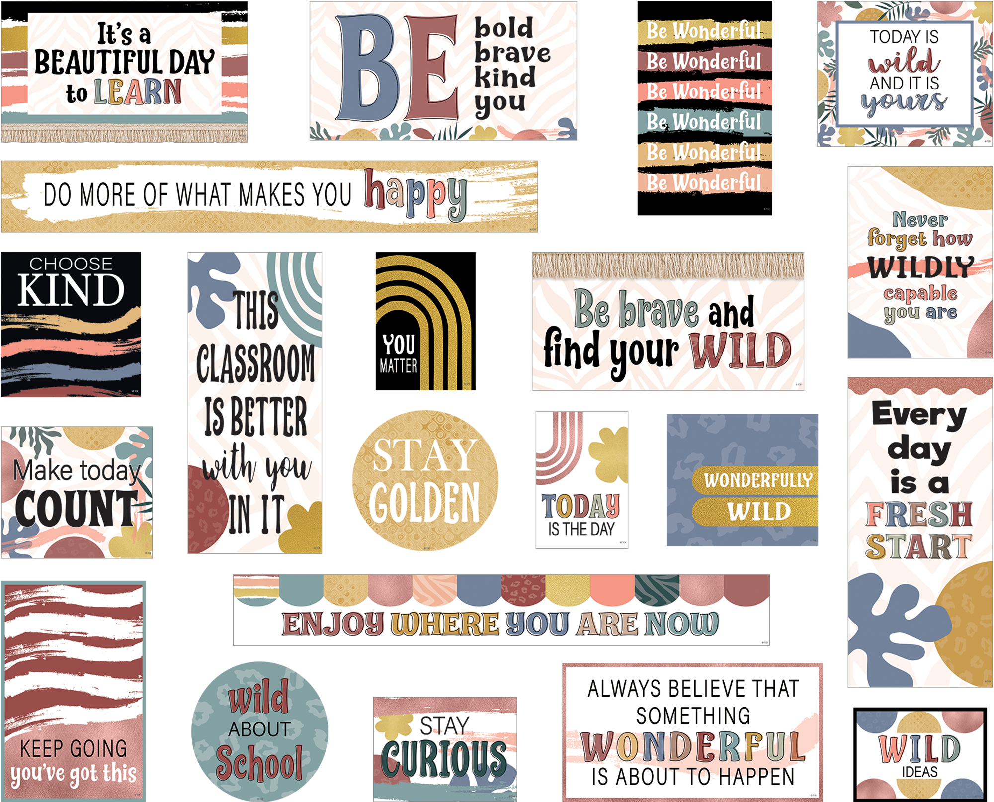 Wonderfully Wild Mini Bulletin Board