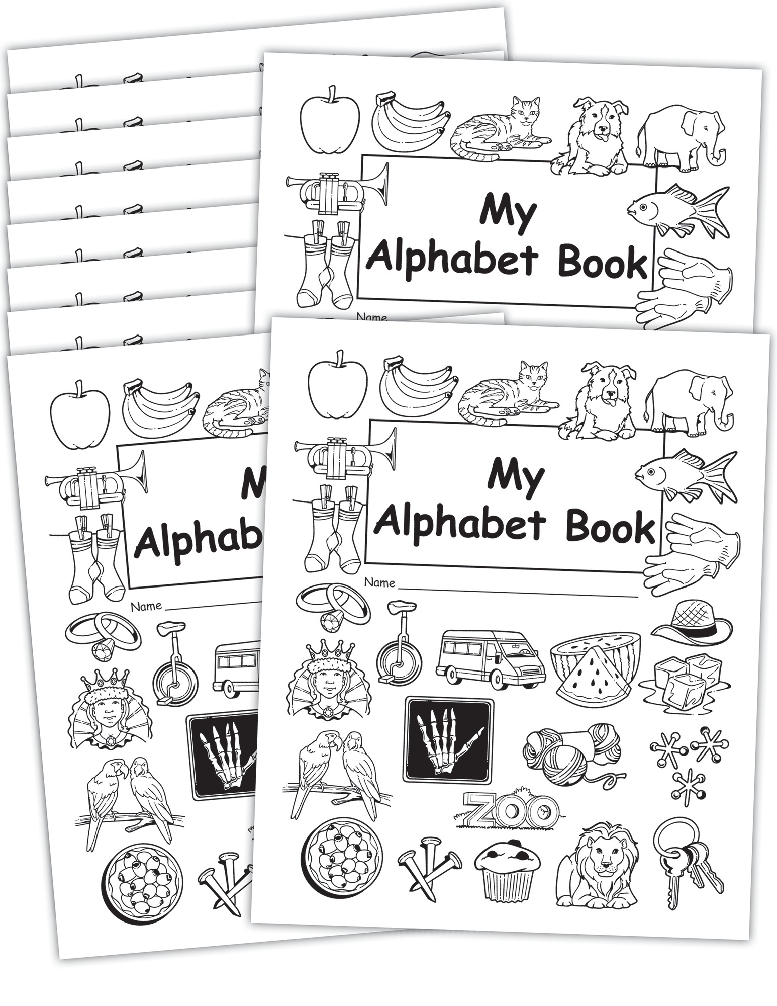 My Own Books™: My Alphabet Book, 10-Pack
