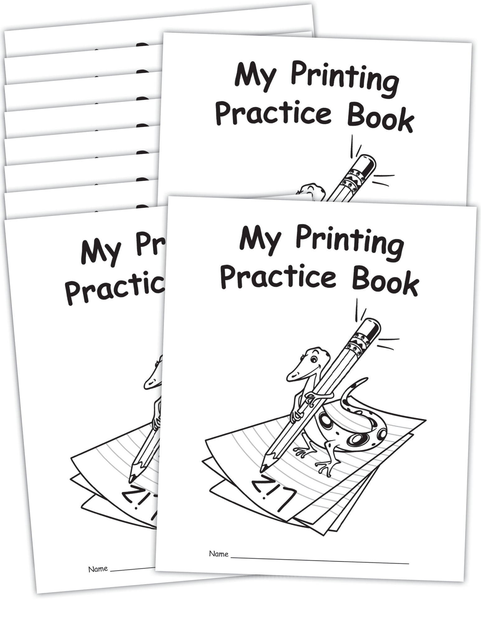 My Own Books™: My Printing Practice Book, 10-Pack