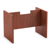 OfficeSource Conference Tables Slab Base with Modesty Panel - Cherry