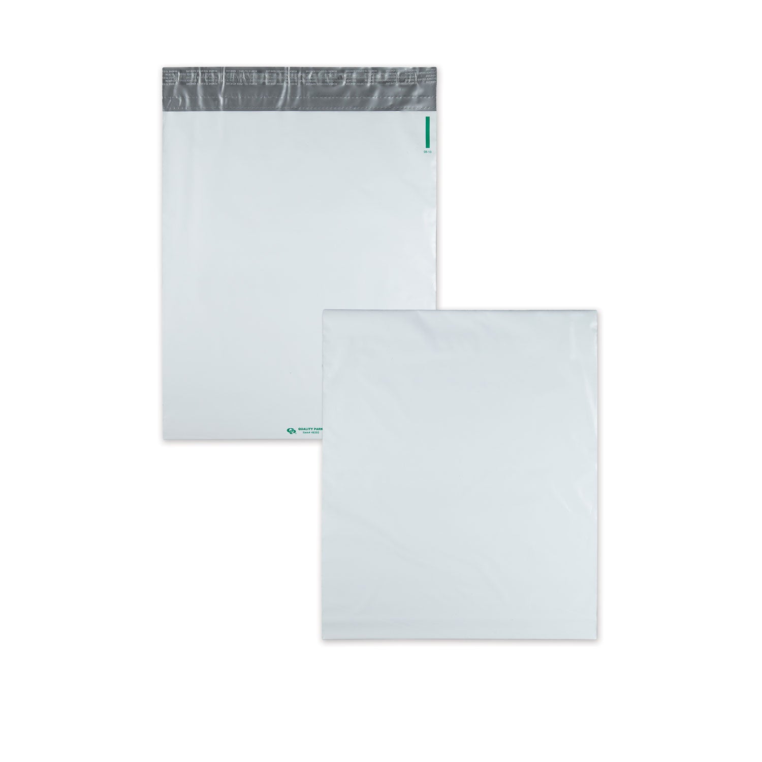 Quality Park Open-End Poly Expansion Mailers - Expansion - 13" Width x 16" Length - 2" Gusset - Self-sealing - White - Polyethylene - 100 / Carton