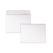 Booklet - #9 1/2 - 9" Width x 12" Length - 28 lb - Gummed - White - Paper - 100 / Box
