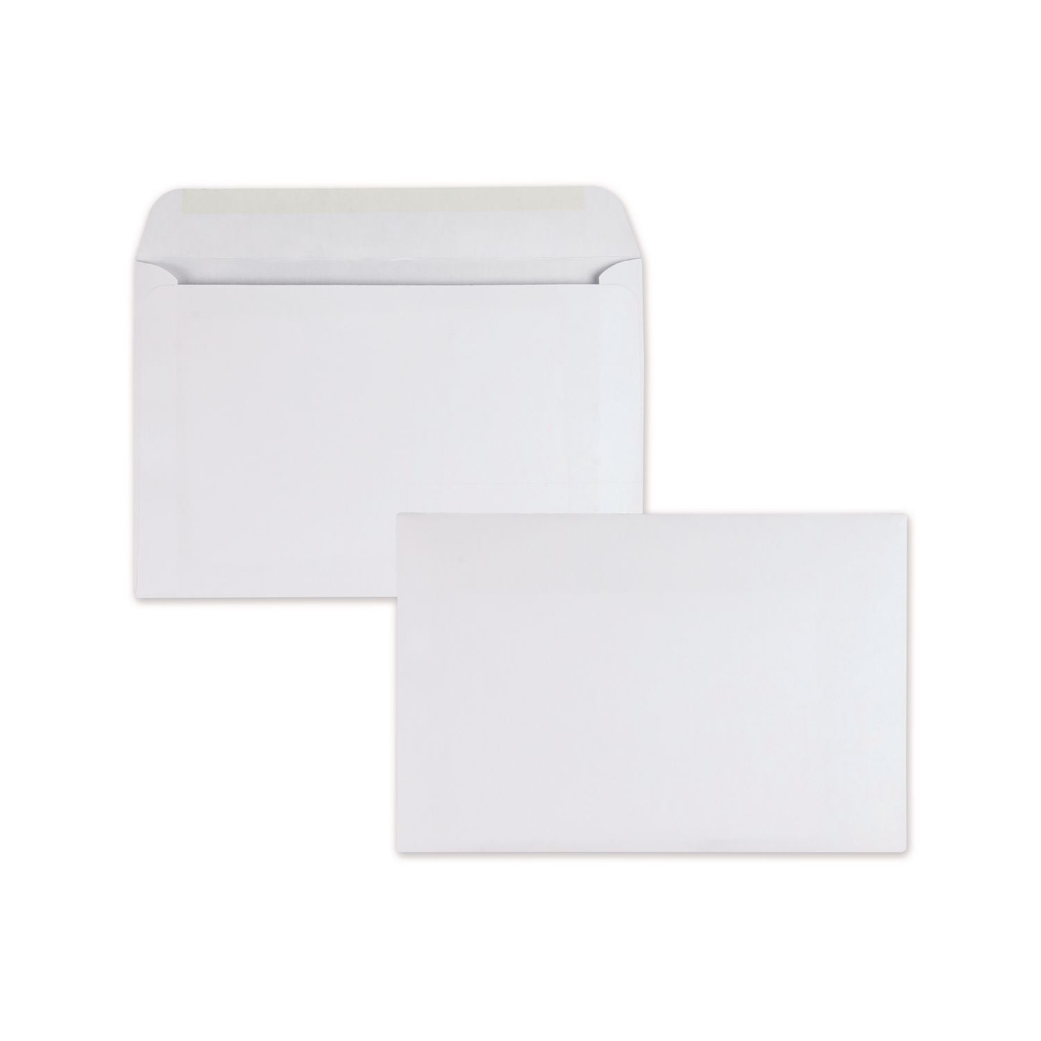 Booklet - #6 1/2 - 6" Width x 9" Length - 24 lb - Gummed - White - Paper - 500 / Box