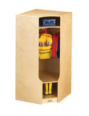 Jonti-Craft® Corner Coat Locker with Step