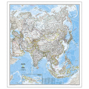 Asia Classic Map, Laminated