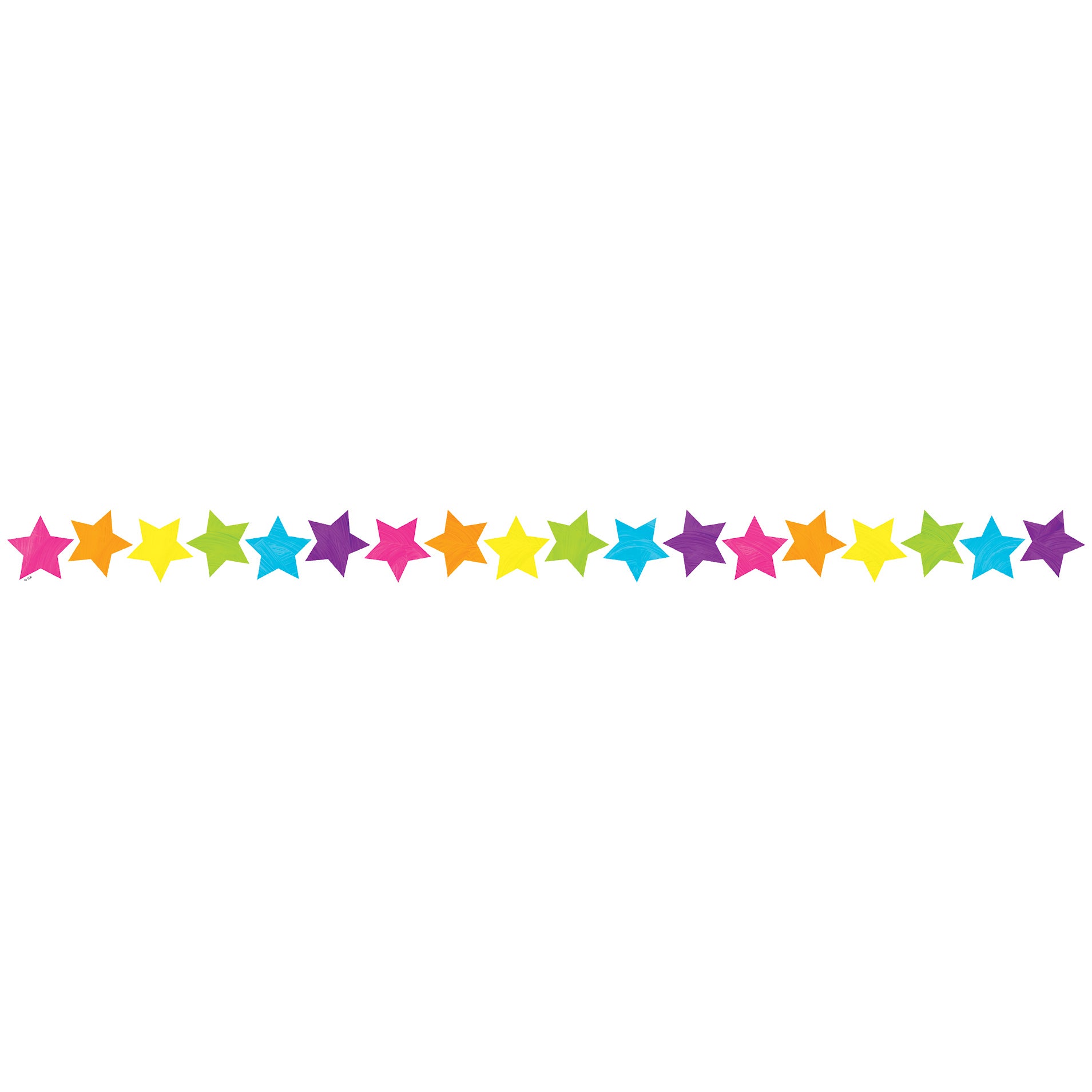 Brights 4Ever Stars Die-Cut Border Trim, 35 Feet