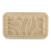 Fiber Trays, PLA Lined, PFAS Free, 8.3 x 4.9 x 0.7, Natural, Paper, 500/Carton