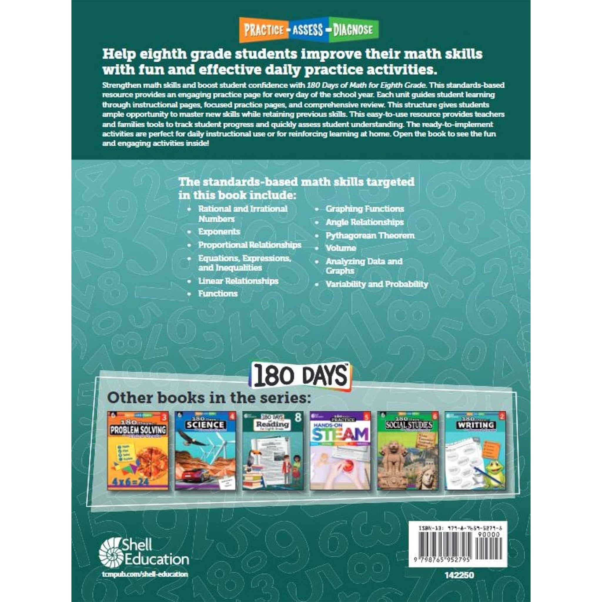 180 Days of Math for Eighth Grade