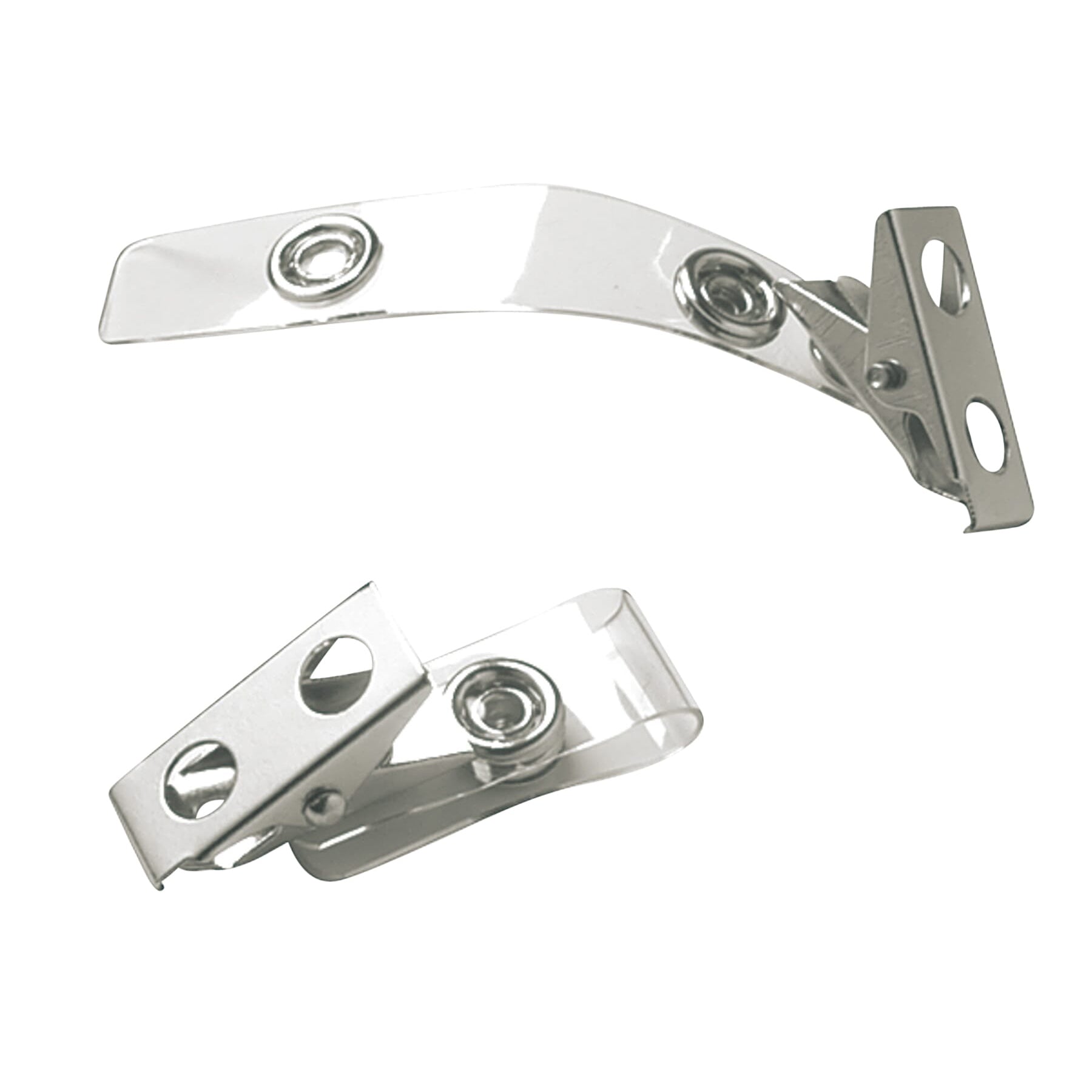 Button ID Badge Strap Clips, Pack of 25