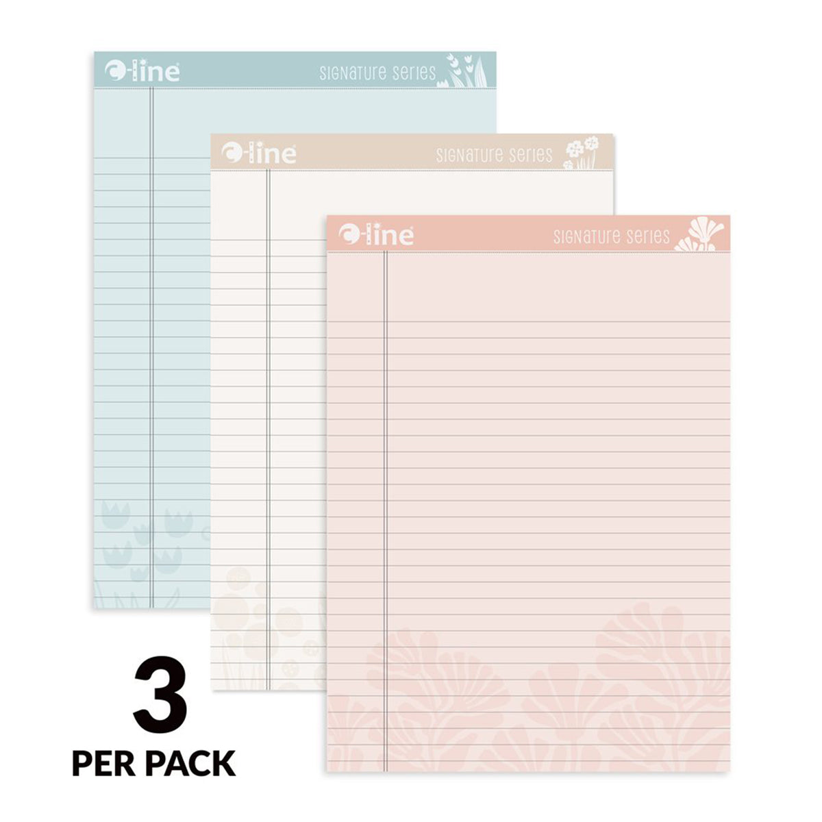 LEGAL PAD SIGNATURE 8.5X11 3PK