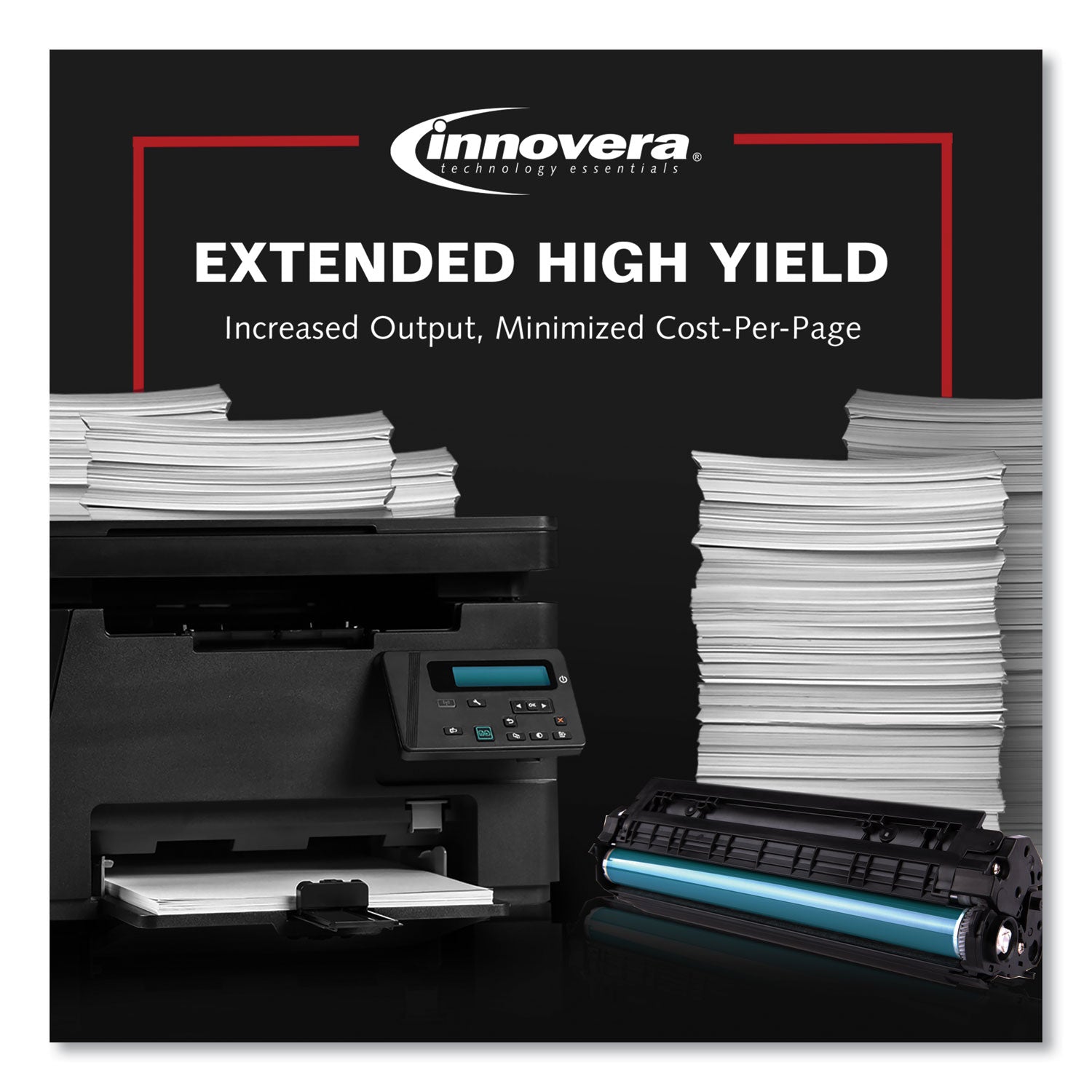 Remanufactured Black Extended-Yield Toner, Replacement for 83X (CF283XJ), 3,000 Page-Yield