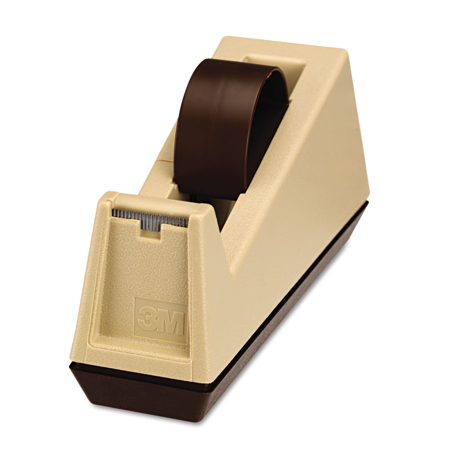 Scotch Heavy-Duty Dispenser - Holds Total 1 Tape(s) - 3" Core - Refillable - Beige - 1 Each