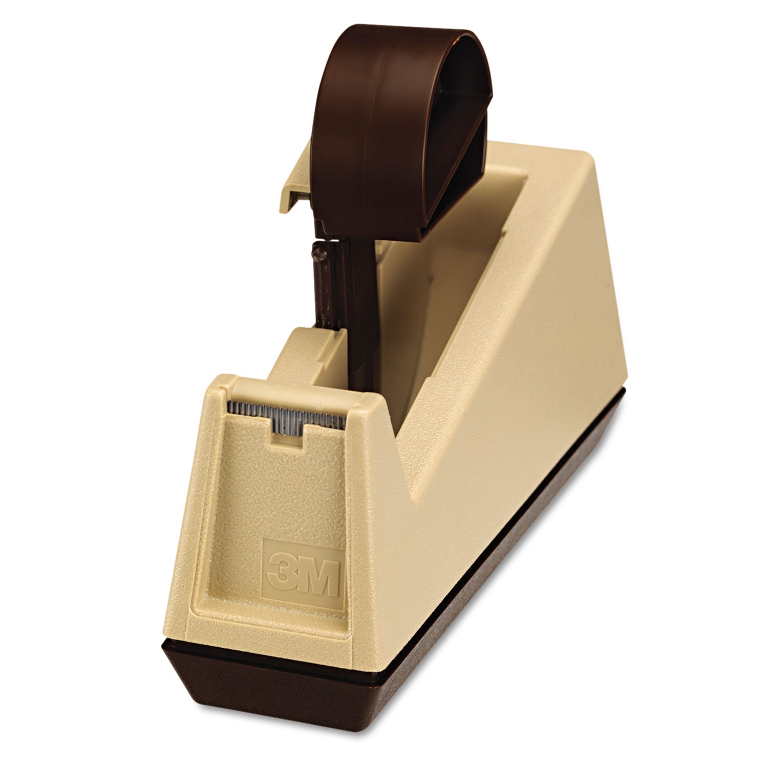 Scotch Heavy-Duty Dispenser - Holds Total 1 Tape(s) - 3" Core - Refillable - Beige - 1 Each