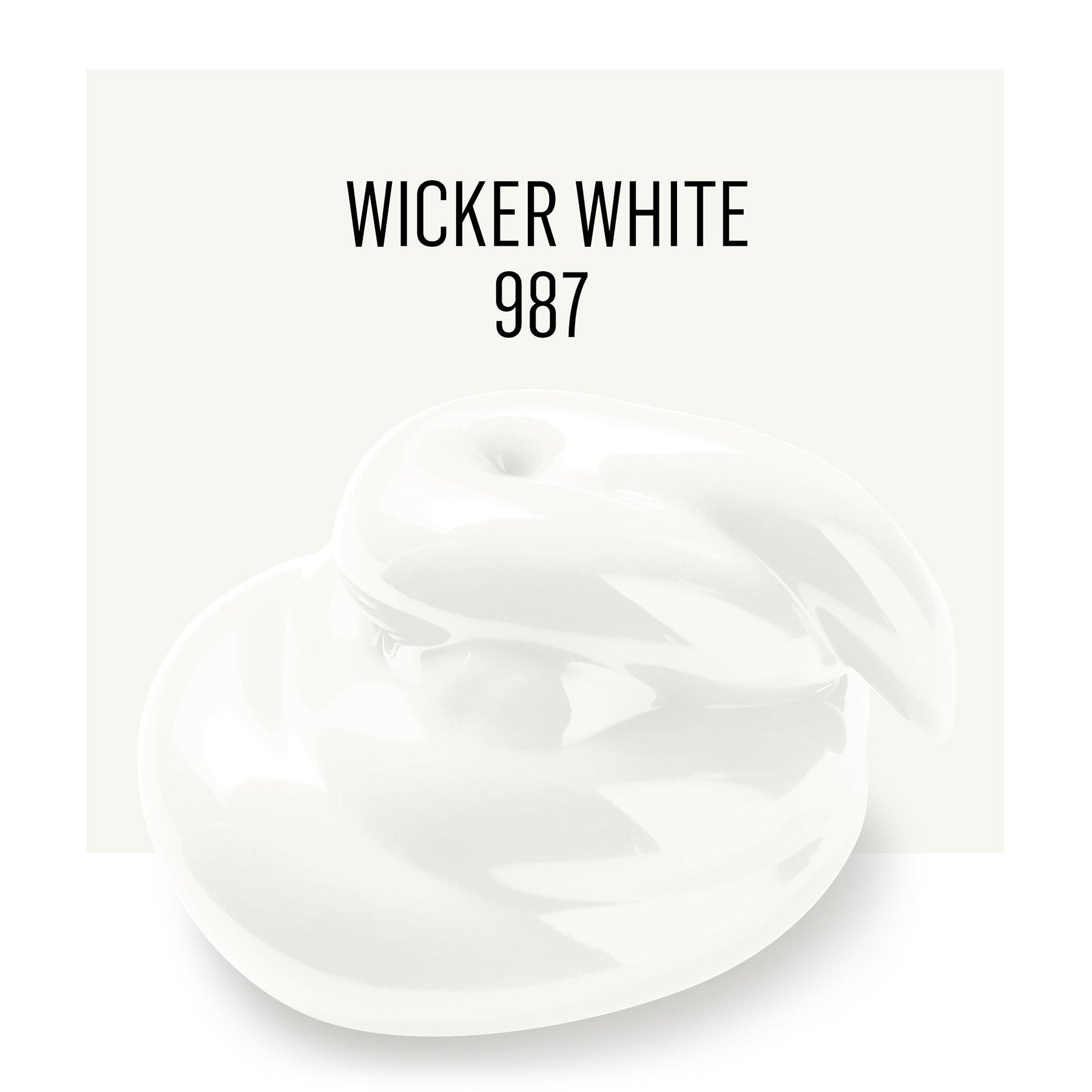 Acrylic Paint Matte, 8oz., Wicker White
