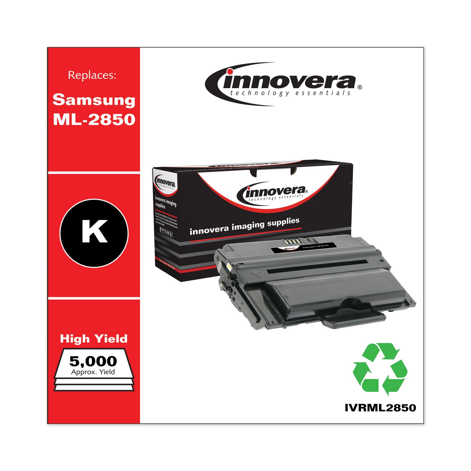 Remanufactured Black High-Yield Toner, Replacement for ML-D2850A, 5,000 Page-Yield