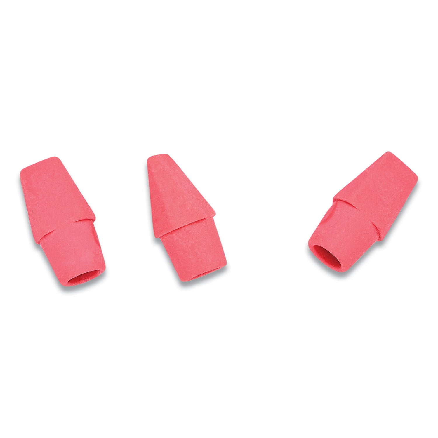 Wedge Pencil Cap Erasers, Pink, Pack of 144