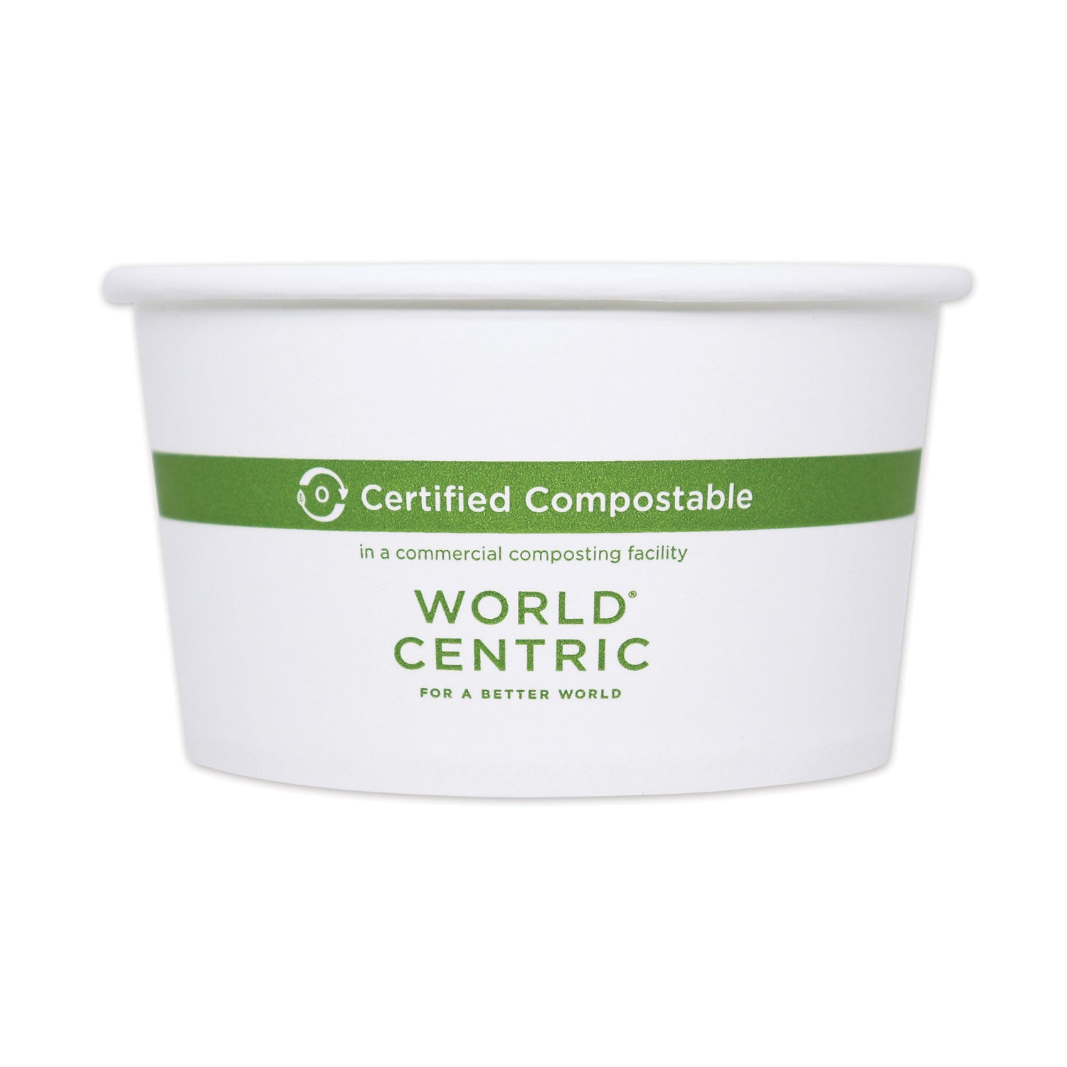 Paper Bowls, 16 oz, 4.4" Diameter x 3" h, White, 500/Carton
