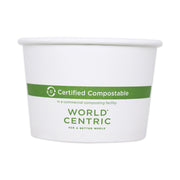 Paper Bowls, 32 oz, 4.4" Diameter x 5.8" h, White, 500/Carton