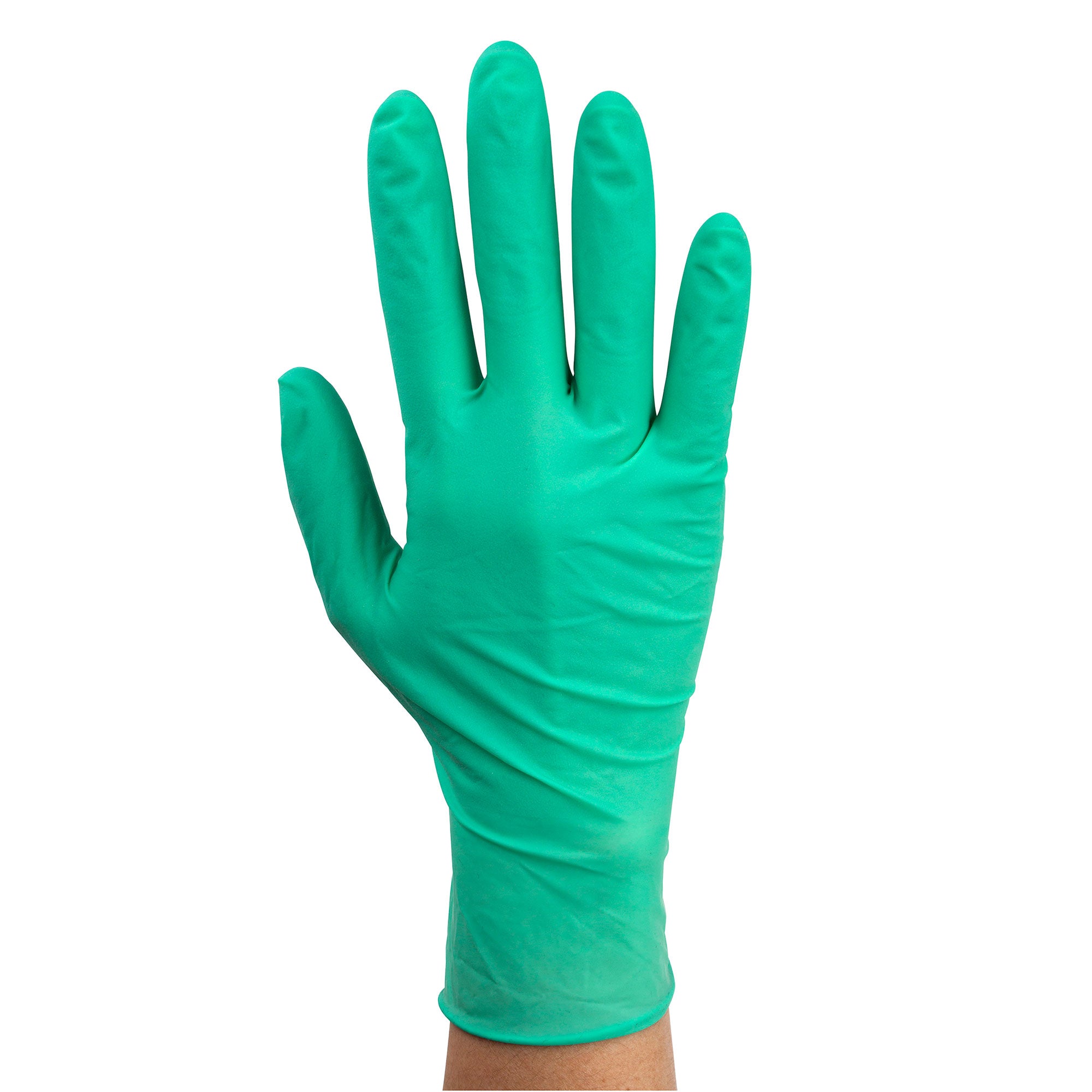 AloeTex Latex Gloves w/ Aloe, X-Small, Green, Powder-Free - 100 per box / 10 boxes per case