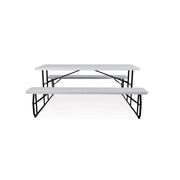 IndestrucTable® Classic Picnic Folding Table, Platinum Granite - 72"