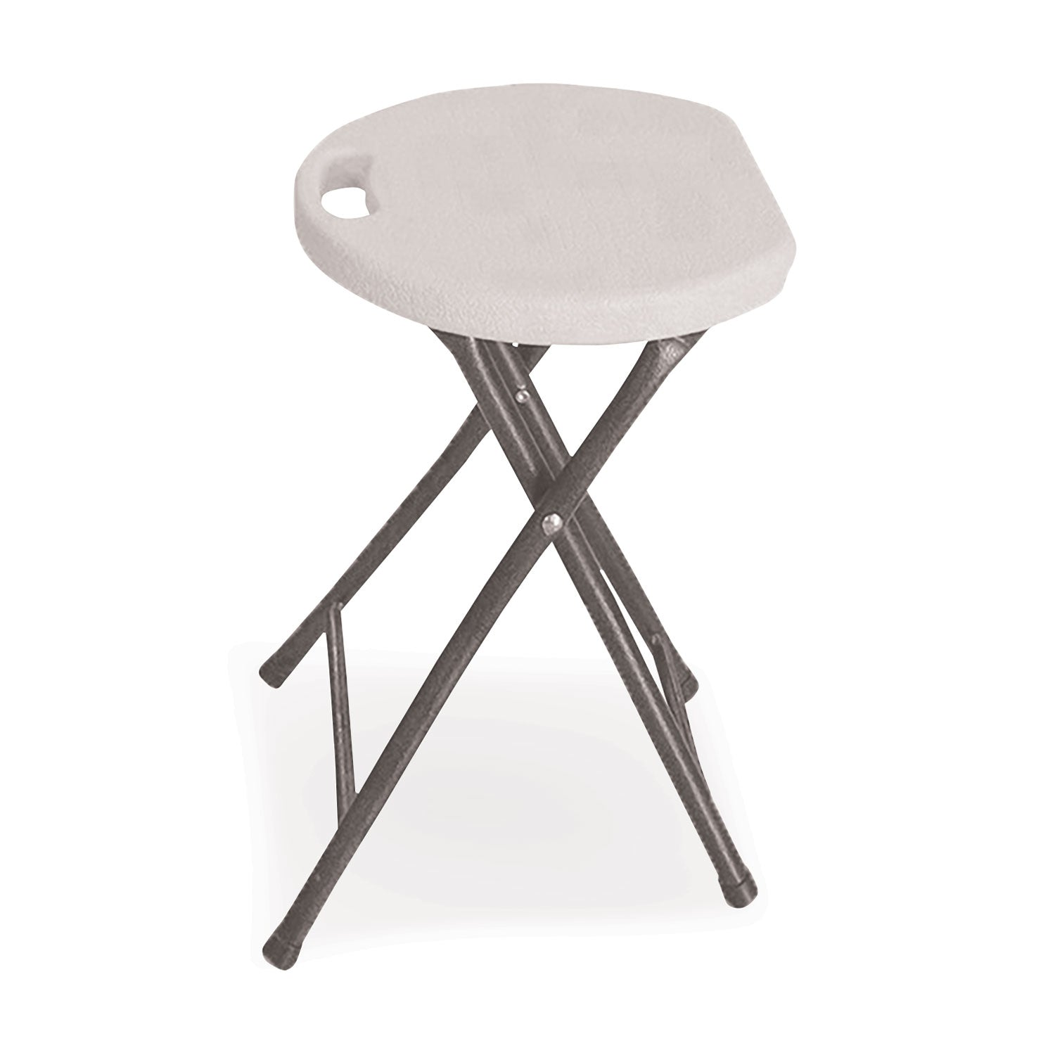 Rough n Ready® 4 Pack Folding Stool, Platinum Granite - 26" H