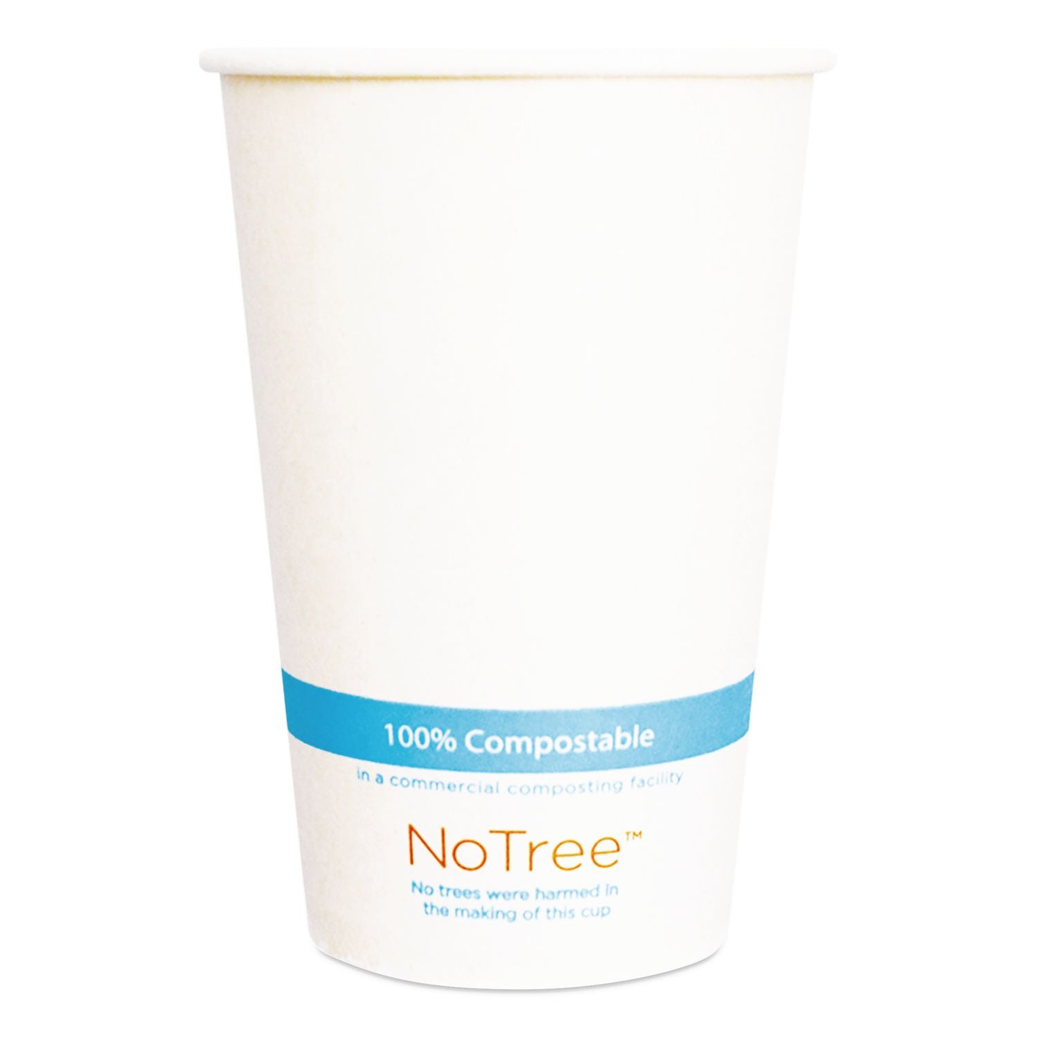 Notree Paper Cold Cups, 16 Oz, Natural, 1,000/carton