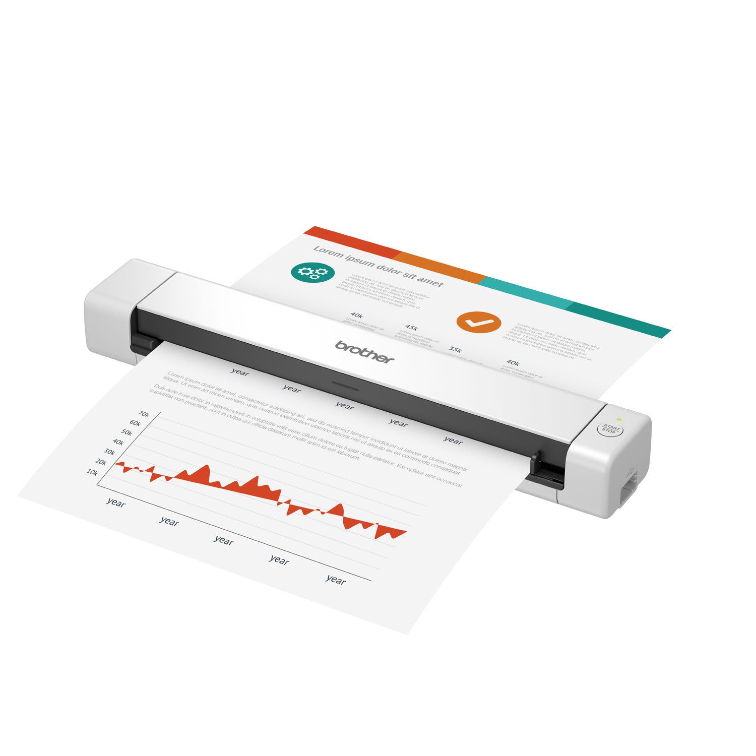 24-bit Color - 8-bit Grayscale - 16 ppm (Mono) - 16 ppm (Color) - USB