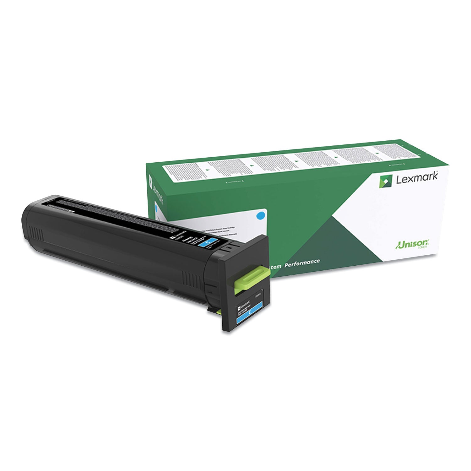 Lexmark Unison Original High Yield Laser Toner Cartridge, Cyan, 1 Each, 17,000 Page Yield