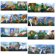 U.s. History Time Line Topper Bulletin Board Set