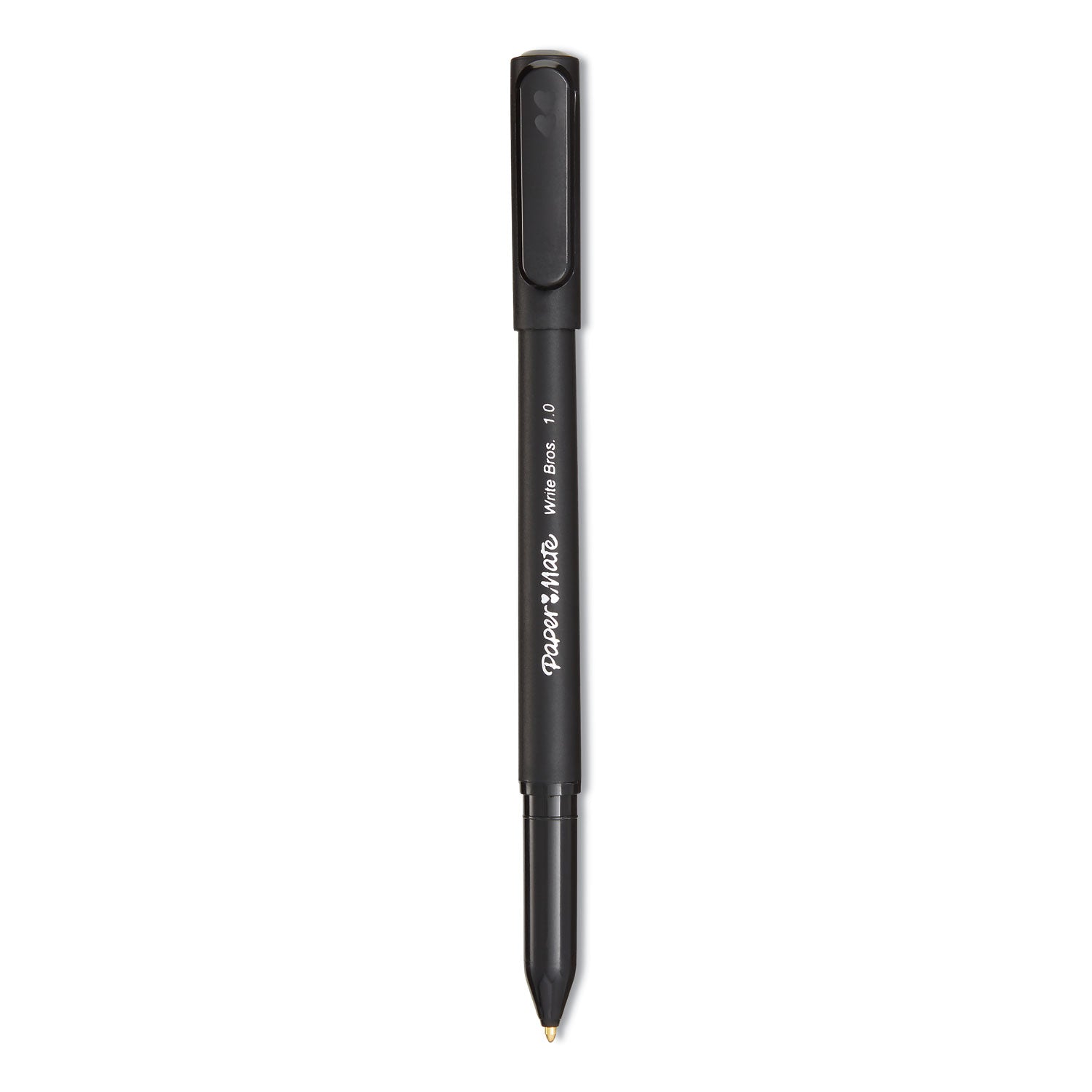 Paper Mate Write Bros. Ballpoint Stick Pens - Medium Pen Point - Black Carbon Ink - 60 / Box