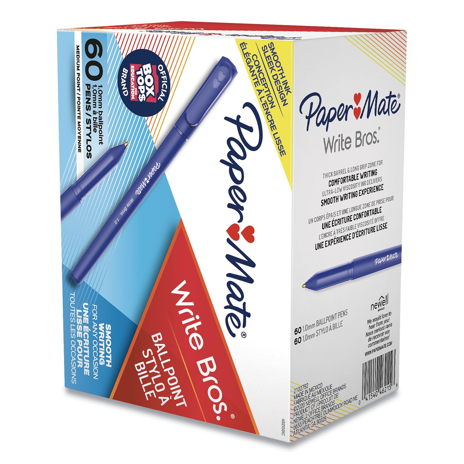 Medium Pen Point - Blue Ink - 60 / Box