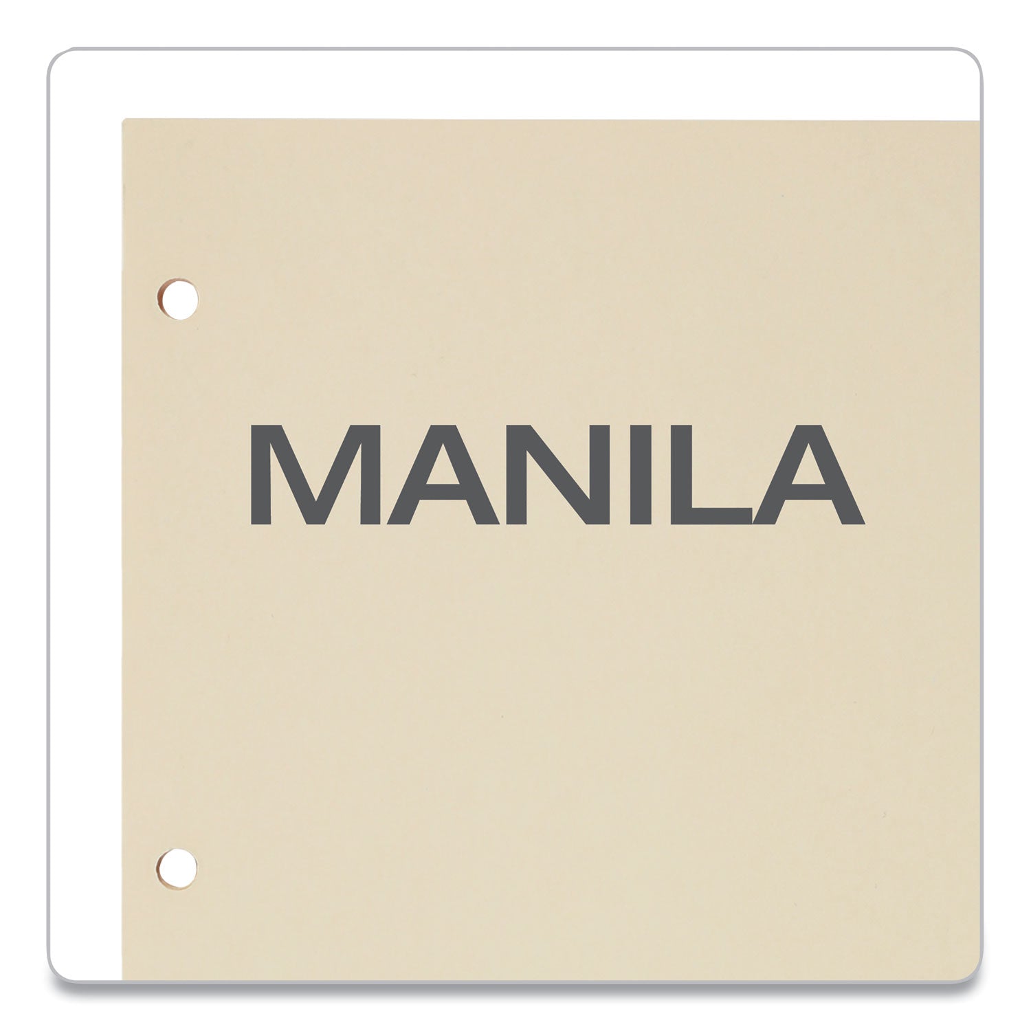 5 x Divider(s) - Blank Tab(s) - 5 Tab(s)/Set - 8.5" Divider Width x 11" Divider Length - 3 Hole Punched - Manila Tab(s) - 10% Recycled - Punched, Acid-free - 1 Box