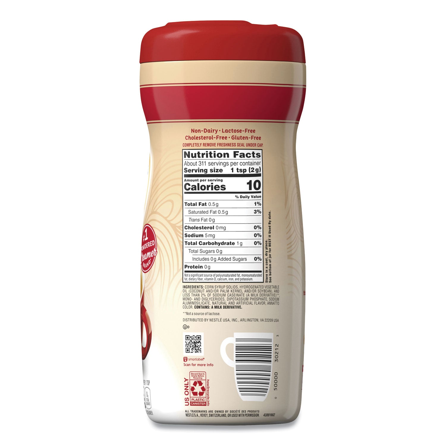 Coffee mate Original Powdered Creamer Canister - Gluten-Free - Original Flavor - 1.37 lb (22 oz) - 1 Each