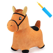 Bouncy Pals - Brown Horse - Active Play for Babies - Fat Brain Toys