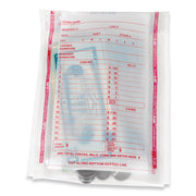 ControlTek PermaLOK Bundle Bags - 8.75" Length x 5.75" Width - Clear - Cash - 1000 / Carton