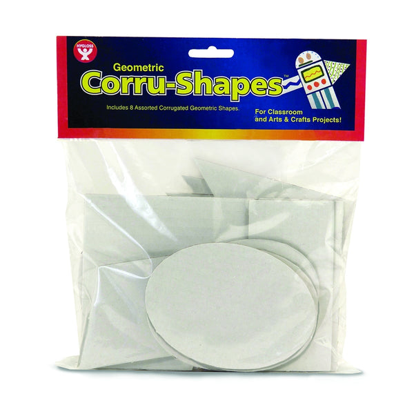 28 Assorted Corrugated Shapes (4 each of 6 shapes and 2 each of 2 shapes)