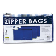 Tear Resistant, Drop Resistant, Spill Resistant - Vinyl Body - Vinyl Exterior Material - 11" Width x 6" Depth - 3 / Pack