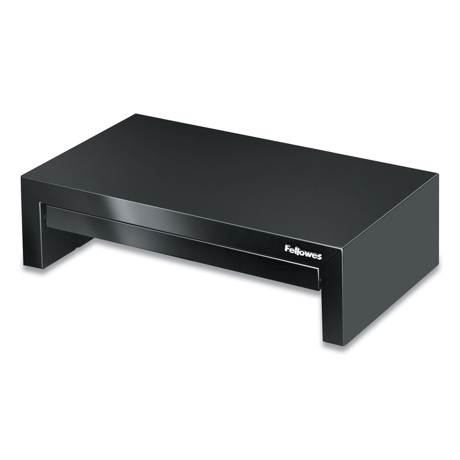 Up to 21" Screen Support - 40 lb Load Capacity - 4.38" Height x 16" Width x 9.38" Depth - Desktop - Black, Pearl - Rubber Feet, Storage Tray, Non-skid Feet, Comfortable, Scratch Resistant, Scuff Resistant